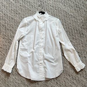 J Crew white button down